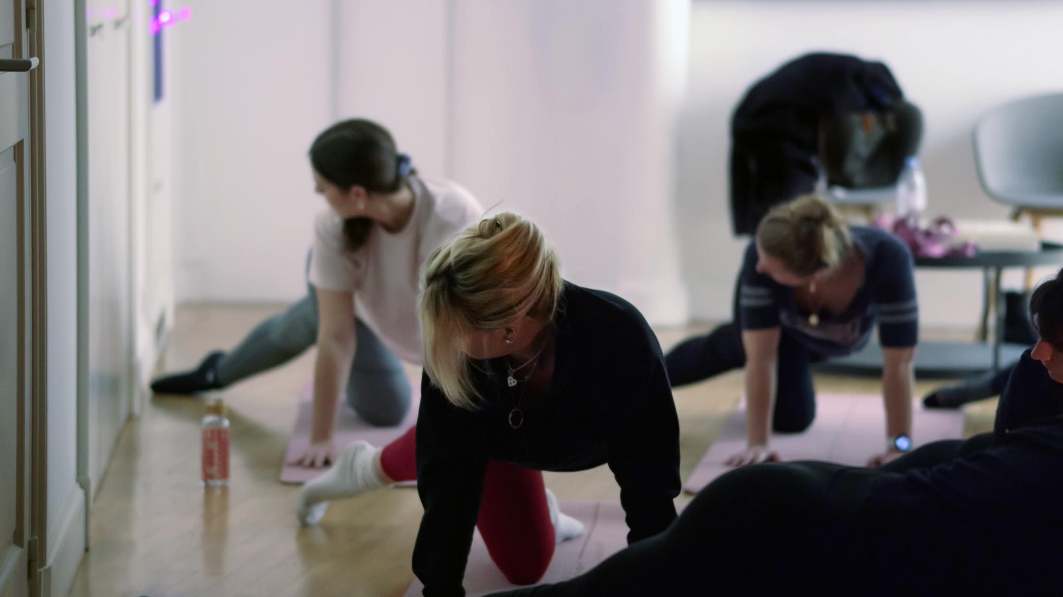 Séances de fitness et yoga sur place